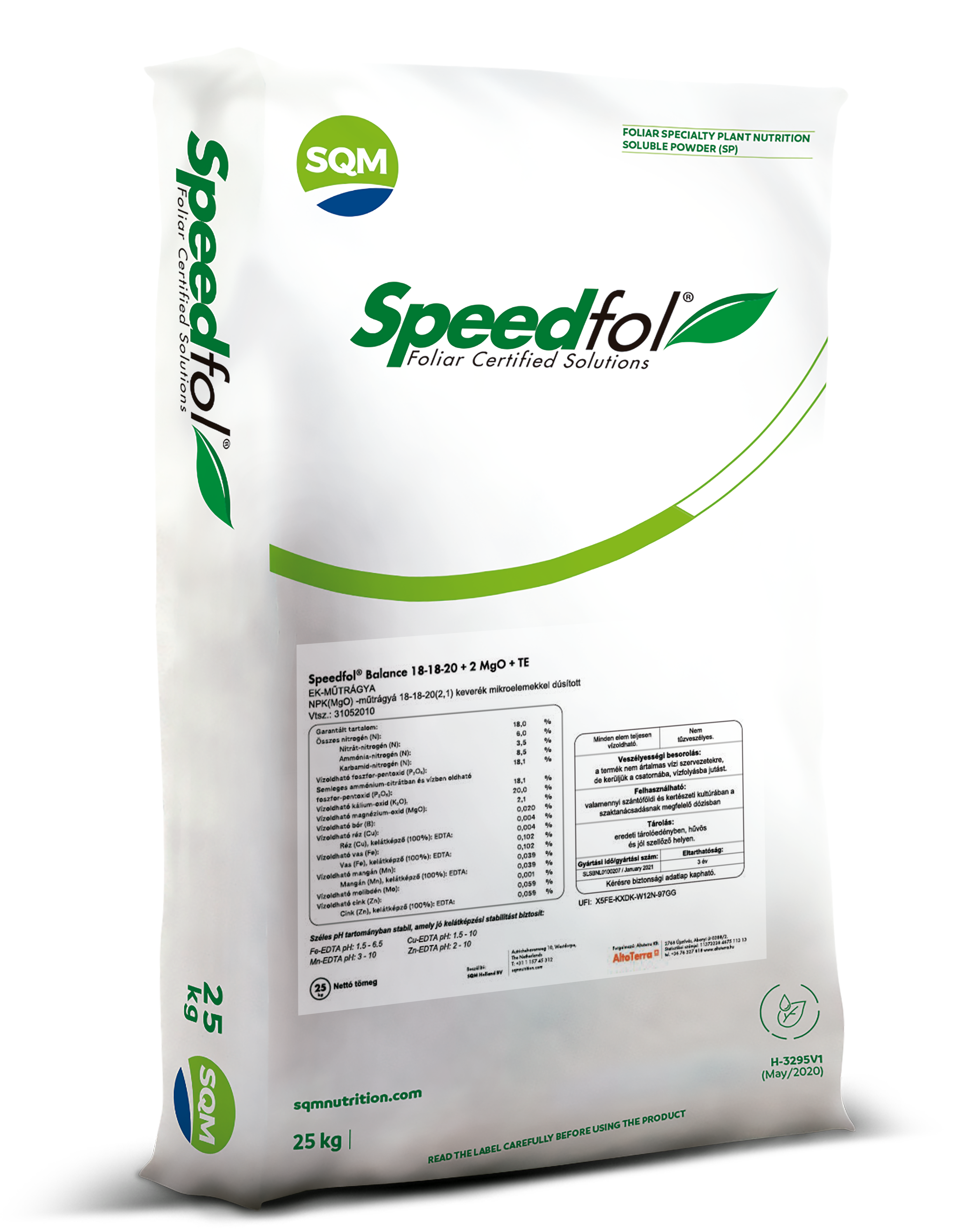 Vees lahustuv NPK väetis Ultrasol Speedfol 18-18-20 25 kg