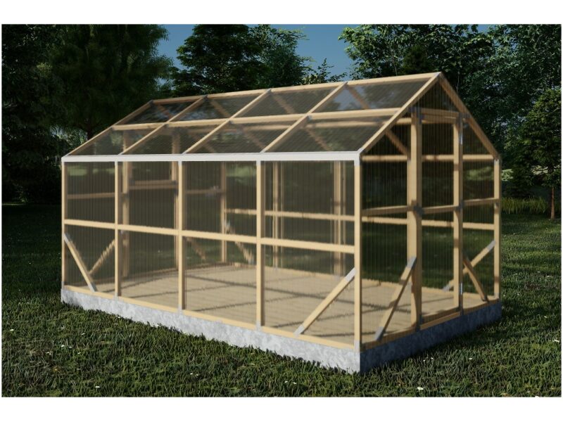 Kasvuhoone Wooden House 2,6 x 4 m
