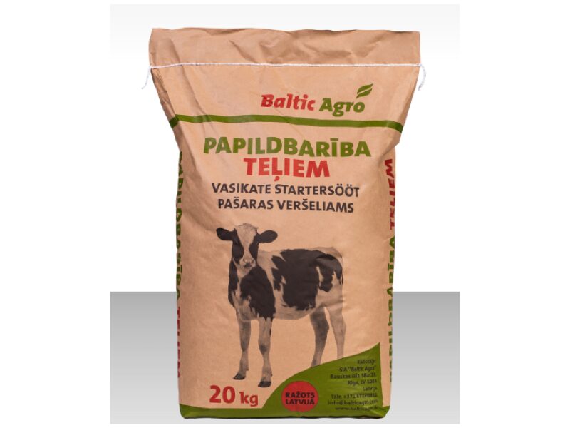 Startersööt vasikatele vanuses 1-6 kuud 20 kg