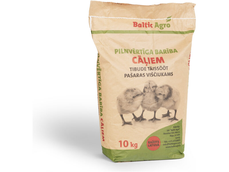 Granuleeritud täissööt tibudele 10kg